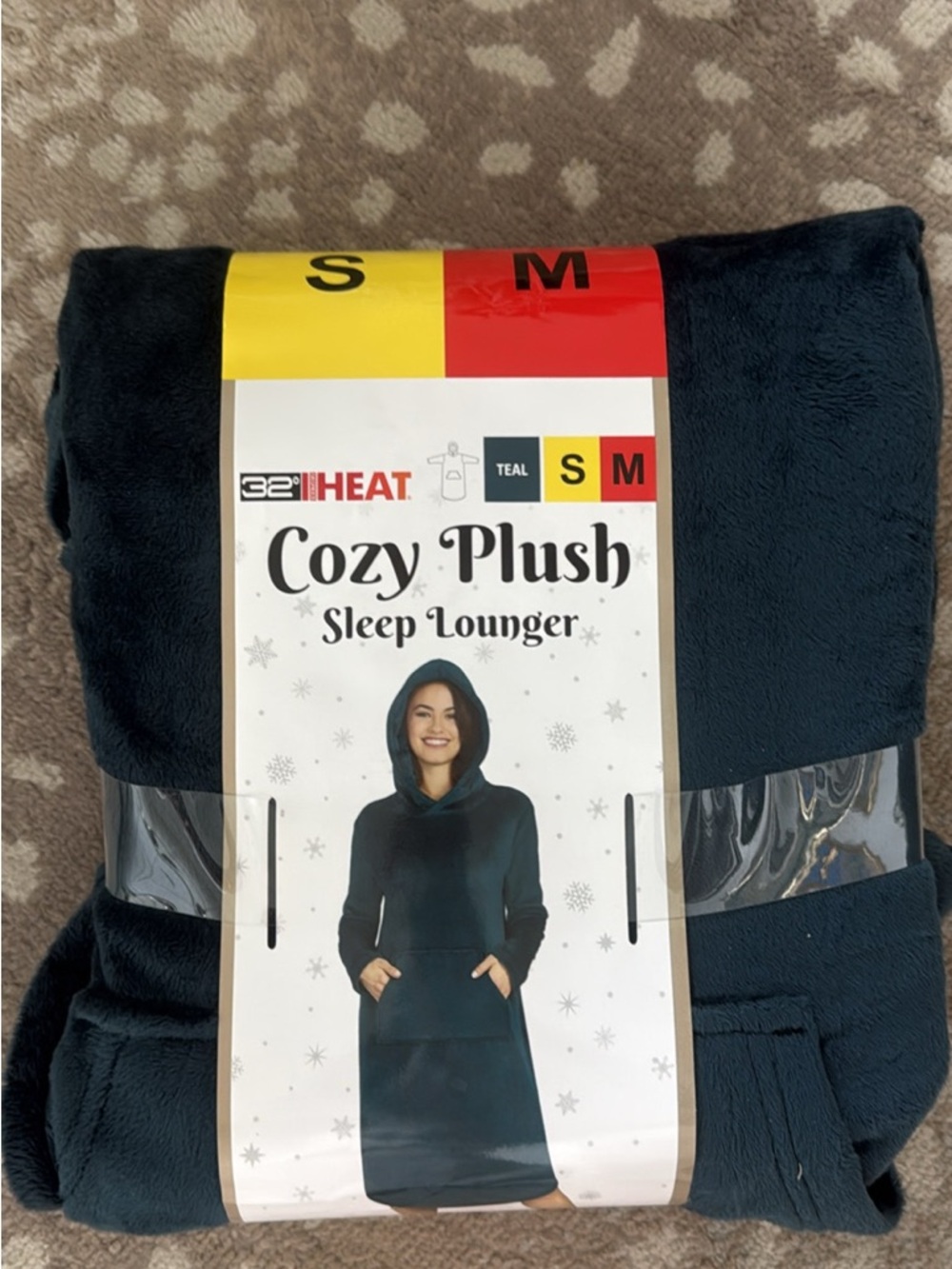 Cozy Plush Sleep Lounger - Teal (S/M)